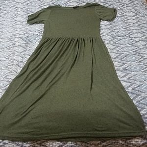 Asos Green Midi Dress